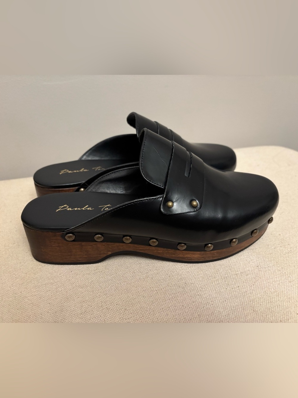 Paula Torres Cairo Slip-On Platform Clogs Women’s Size 7